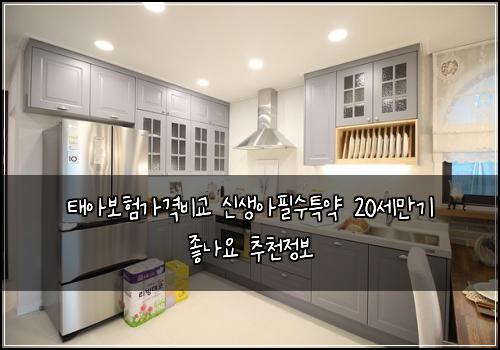 태아보험가격비교 신생아필수특약 20세만기 좋나요 추천정보