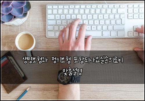 생명보험과 정기보험 포함되나요실손의료비 맞춤설명