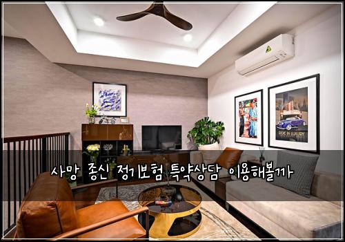 사망 종신 정기보험 특약상담  이용해볼까