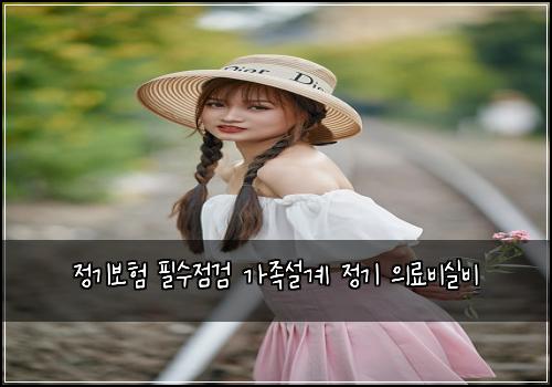 정기보험 필수점검  가족설계 정기 의료비실비