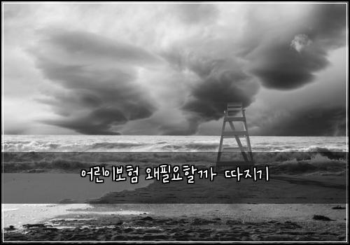 어린이보험 왜필요할까  따지기