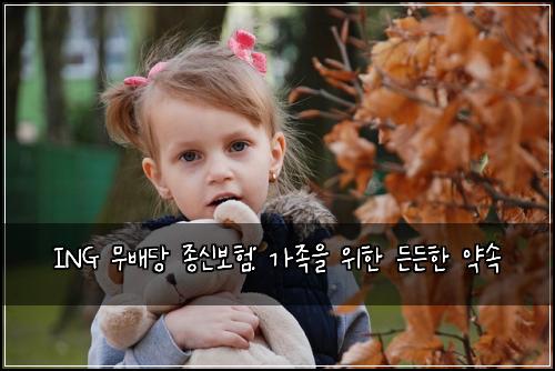 ING 무배당 종신보험: 가족을 위한 든든한 약속