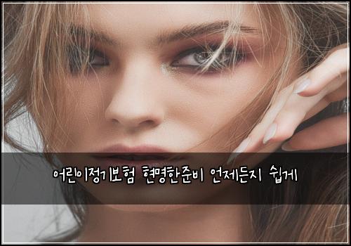 어린이정기보험 현명한준비  언제든지 쉽게