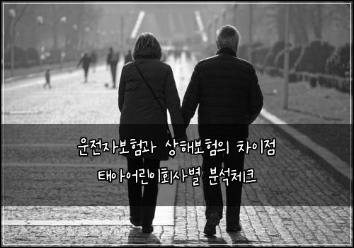 운전자보험과 상해보험의 차이점 태아어린이회사별 분석체크