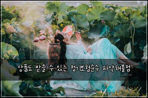 상품도 받을 수 있는 정기보험순수 파악해볼점