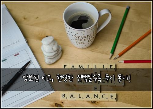 암보험 비교, 현명한 선택일수록 득이 된다!