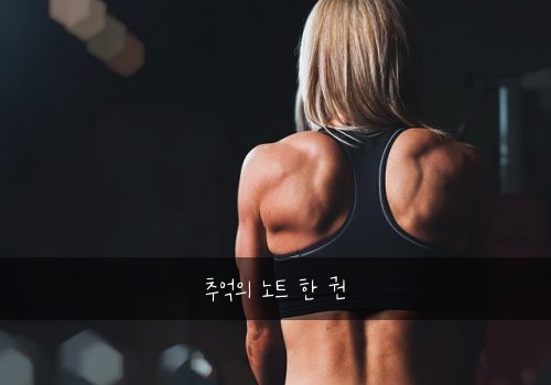 추억의 노트 한 권