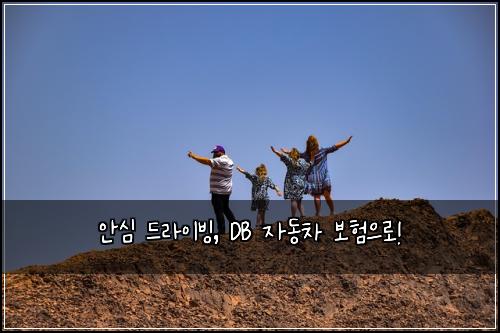  안심 드라이빙, DB 자동차 보험으로!