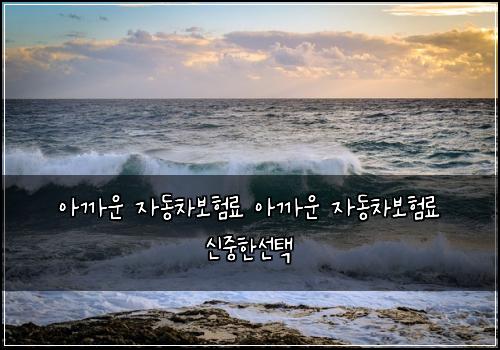 ์๊น์ด ์๋์ฐจ๋ณดํ๋ฃ ์๊น์ด ์๋์ฐจ๋ณดํ๋ฃ ์ ์คํ์ ํ
