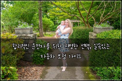  합리적인 운전자를 위한 현명한 선택, 실속있는 자동차 보험 가이드