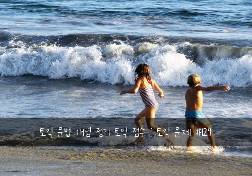 토익 문법 개념 정리 토익 점수 : 토익 문제 #129