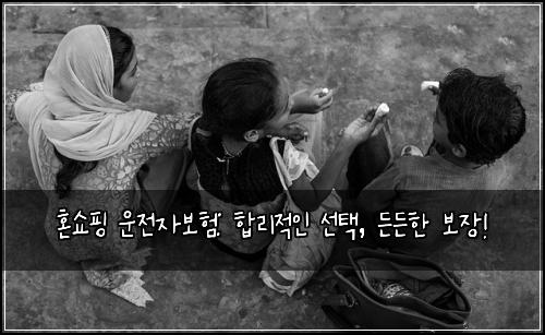 혼쇼핑 운전자보험: 합리적인 선택, 든든한 보장!