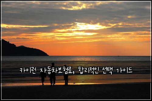 카이런 자동차보험료, 합리적인 선택 가이드