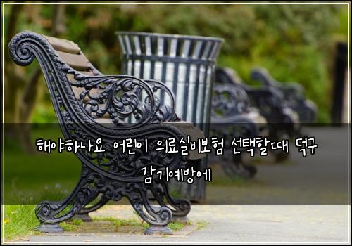 ํด์ผํ๋์ ์ด๋ฆฐ์ด ์๋ฃ์ค๋น๋ณดํ ์ ํํ ๋ ๋๊ตฌ ๊ฐ๊ธฐ์๋ฐฉ์