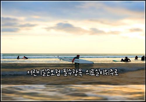 ์ด๋ฆฐ์ด์ค์๋ณดํ ํ์ํญ๋ชฉ ์๋ฃ์ค๋น์์ฃผ๋ก