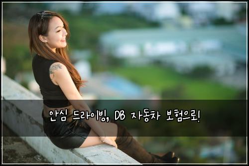  안심 드라이빙, DB 자동차 보험으로!