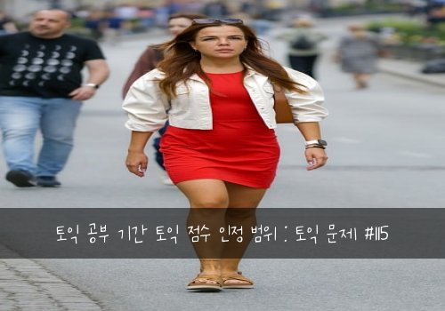 토익 공부 기간 토익 점수 인정 범위 : 토익 문제 #115