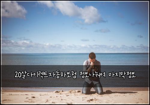 20์ด๋ค์ด๋ ํธ์๋์ฐจ๋ณดํ ์ ๋ณด๋๋ ์ฌ ๋ง์ง๋ง์ ๋ณด