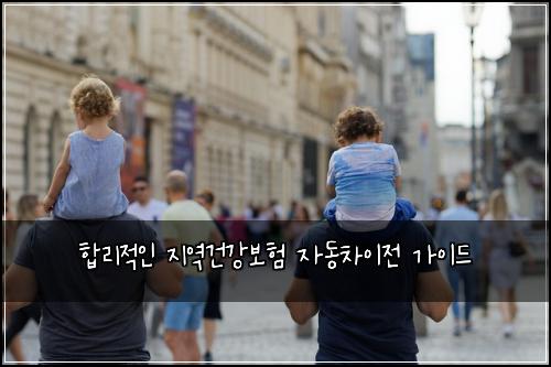  합리적인 지역건강보험 자동차이전 가이드