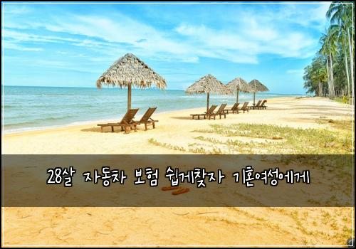 28살 자동차 보험 쉽게찾자  기혼여성에게