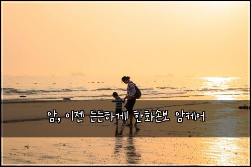  암, 이젠 든든하게! 한화손보 암케어