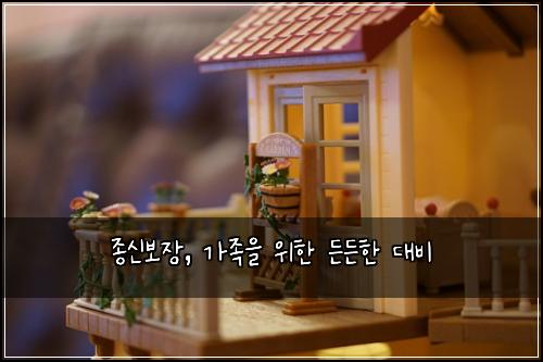 종신보장, 가족을 위한 든든한 대비