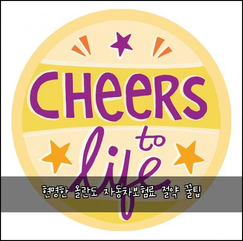  현명한 올란도 자동차보험료 절약 꿀팁