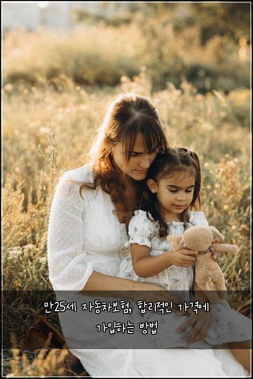 만25세 자동차보험, 합리적인 가격에 가입하는 방법