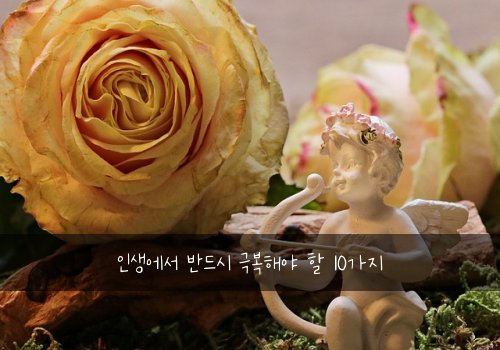 인생에서 반드시 극복해야 할 10가지