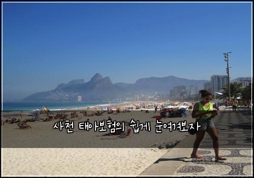 사천 태아보험의 쉽게 눈여겨보자