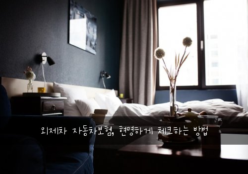 외제차 자동차보험, 현명하게 체크하는 방법