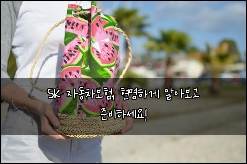 SK 자동차보험, 현명하게 알아보고 준비하세요!