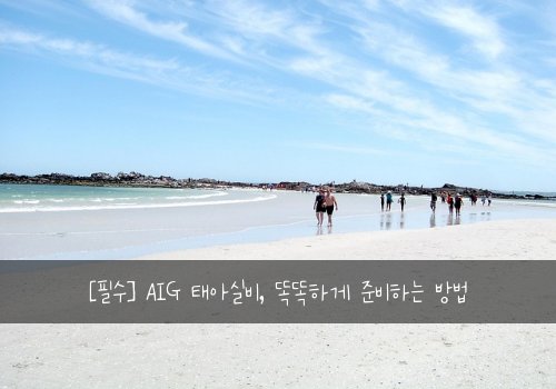 [필수] AIG 태아실비, 똑똑하게 준비하는 방법