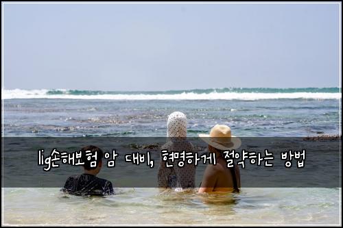  lig손해보험 암 대비, 현명하게 절약하는 방법