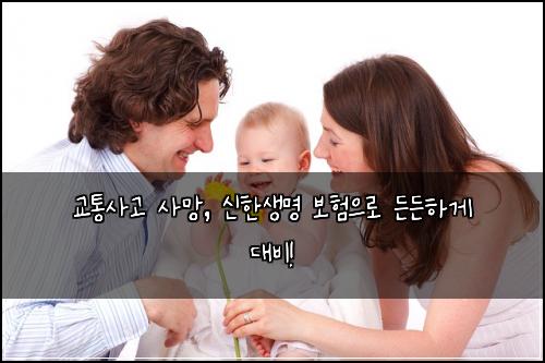 교통사고 사망, 신한생명 보험으로 든든하게 대비!