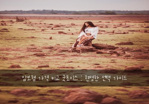 암보험 가격 비교 굿초이스 : 현명한 선택 가이드