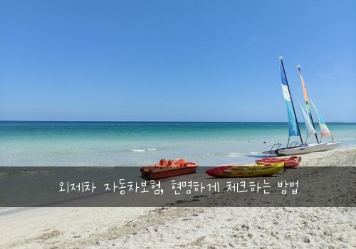 외제차 자동차보험, 현명하게 체크하는 방법