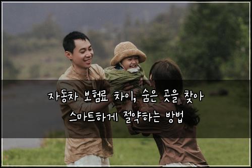 자동차 보험료 차이, 숨은 곳을 찾아 스마트하게 절약하는 방법