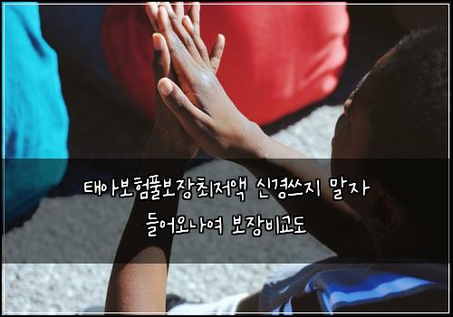 ํ์๋ณดํํ๋ณด์ฅ์ต์ ์ก ์ ๊ฒฝ์ฐ์ง ๋ง์ ๋ค์ด์ค๋์ฌ ๋ณด์ฅ๋น๊ต๋