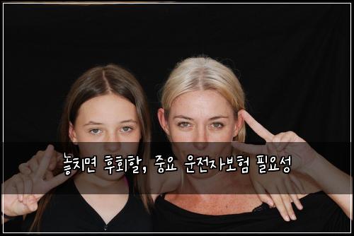  놓치면 후회할, 중요 운전자보험 필요성
