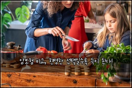 암보험 비교, 현명한 선택일수록 득이 된다!