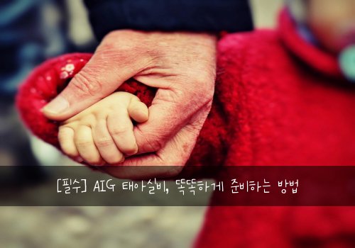  [필수] AIG 태아실비, 똑똑하게 준비하는 방법