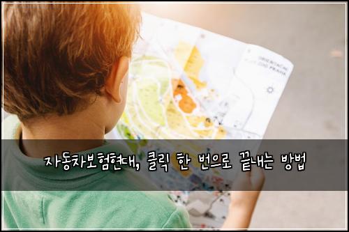 자동차보험현대, 클릭 한 번으로 끝내는 방법