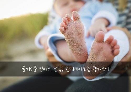  슬기로운 엄마의 선택, 현대태아보험 챙겨보기