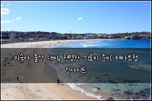 미숙아 출산 대비, 현명한 의료비 준비: 태아보험 인사이트