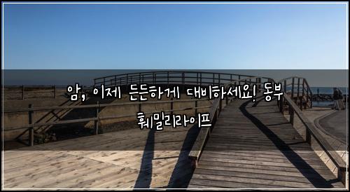 암, 이제 든든하게 대비하세요! 동부 훼밀리라이프