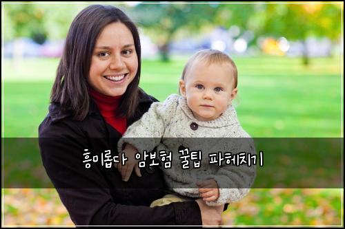 흥미롭다 암보험 꿀팁 파헤치기