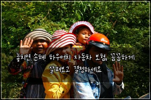 놓치면 손해! 하우머치 자동차 보험, 꼼꼼하게 살펴보고 결정하세요
