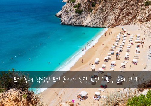 토익 독해 학습법 토익 온라인 성적 확인 : 토익 문제 #114