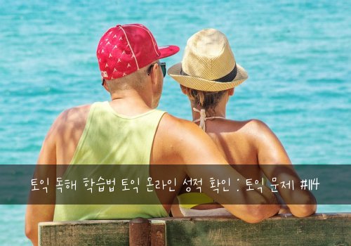 토익 독해 학습법 토익 온라인 성적 확인 : 토익 문제 #114